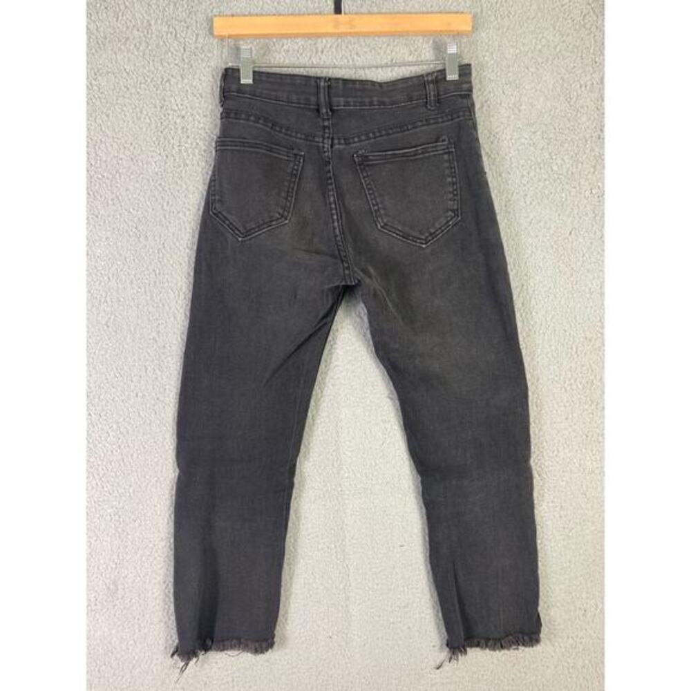 Women’s Black Slim Taper Stretch Denim Jeans Size 27‎ - Picture 4 of 9